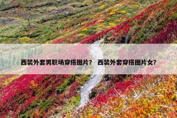 西装外套男职场穿搭图片？ 西装外套穿搭图片女？