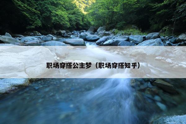 职场穿搭公主梦（职场穿搭知乎）