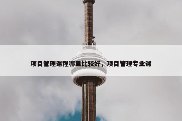 项目管理课程哪里比较好，项目管理专业课