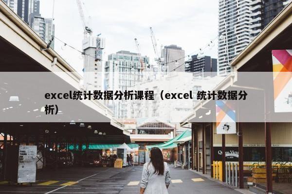 excel统计数据分析课程（excel 统计数据分析）