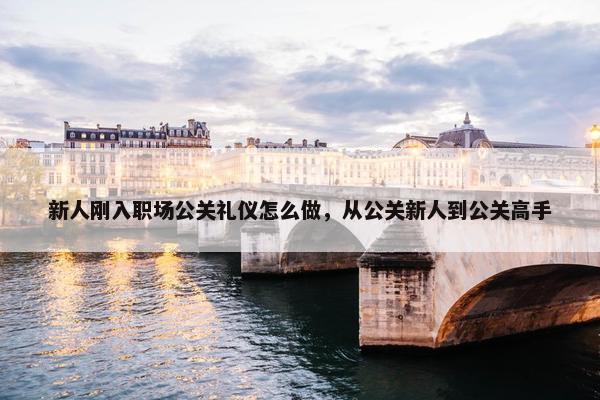 新人刚入职场公关礼仪怎么做，从公关新人到公关高手