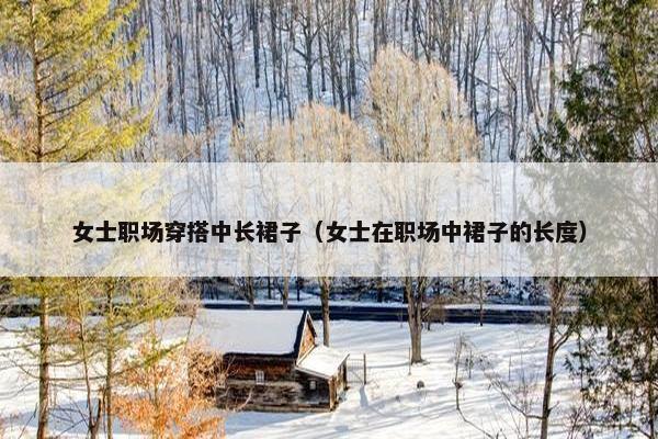 女士职场穿搭中长裙子（女士在职场中裙子的长度）