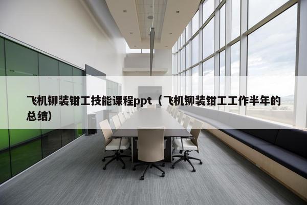 飞机铆装钳工技能课程ppt（飞机铆装钳工工作半年的总结）