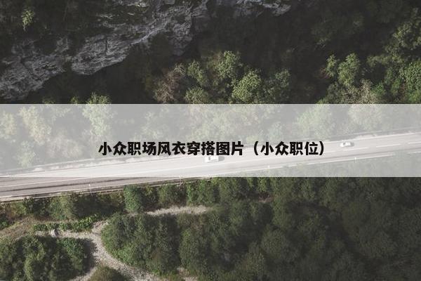 小众职场风衣穿搭图片（小众职位）