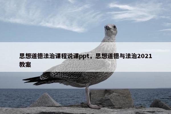 思想道德法治课程说课ppt，思想道德与法治2021教案