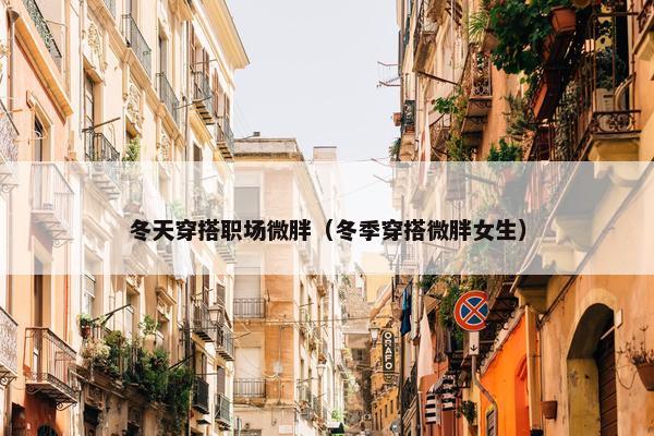 冬天穿搭职场微胖（冬季穿搭微胖女生）