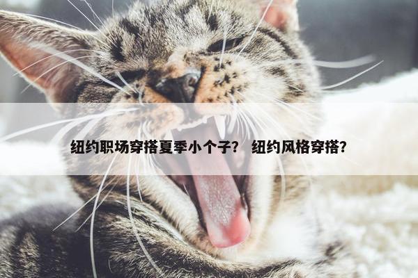 纽约职场穿搭夏季小个子？ 纽约风格穿搭？