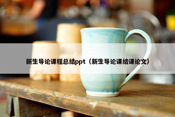 新生导论课程总结ppt（新生导论课结课论文）